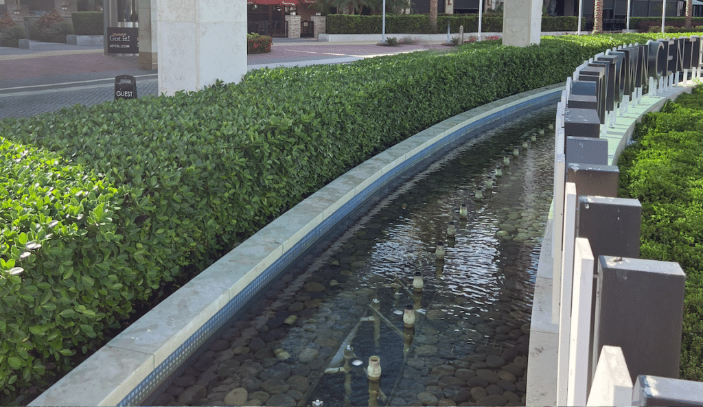 Large outdoor fountain